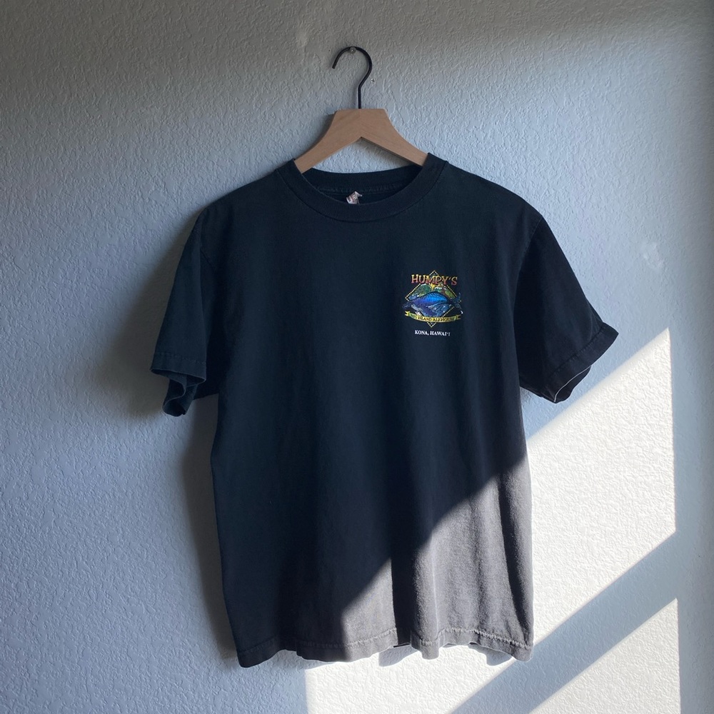 Vintage Black Kona Hawaii Tee Medium - Good Condition